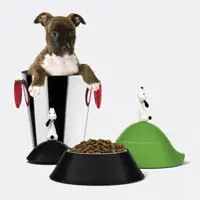 Alessi Lula Dog Bowl Black